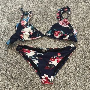 CupShe Floral Bikini Set